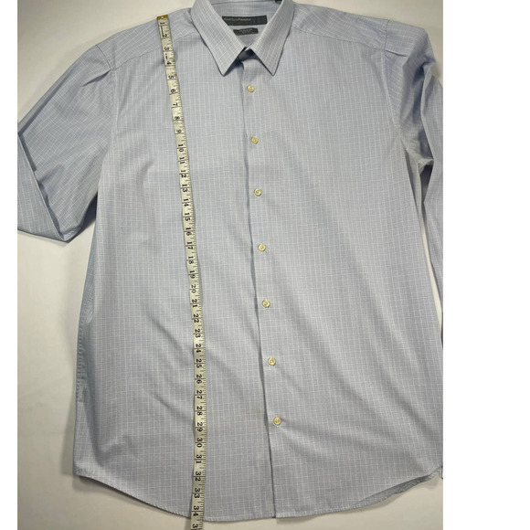 Perry Elis Portfolio Size 18 36/37 long-sleeved Men's Shirt - Picture 4 of 6